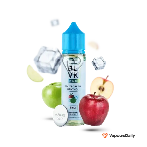 خرید جویس بی ال وی کی دو سیب یخ BLVK DOUBLE APPLE MENTHOL