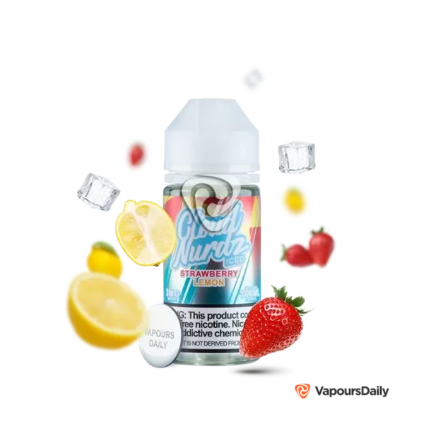 خرید جویس کلود نوردز توت فرنگی لیمو یخ CLOUD NURDZ STRAWBERRY LEMON ICED