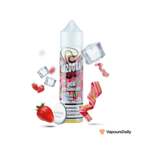 خرید جویس بازوکا توت فرنگی یخ BAZOOKA STRAWBERRY ICE