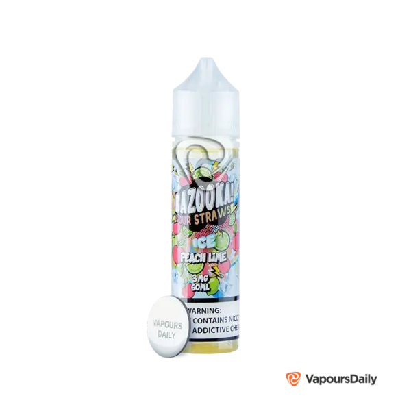 خرید جویس بازوکا هلو لیمو یخ (60 میل) BAZOOKA PEACH LIME ICE