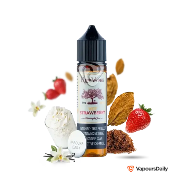 خرید جویس تنباکو خامه توت فرنگی RIPE VAPES VCT STRAWBERRY