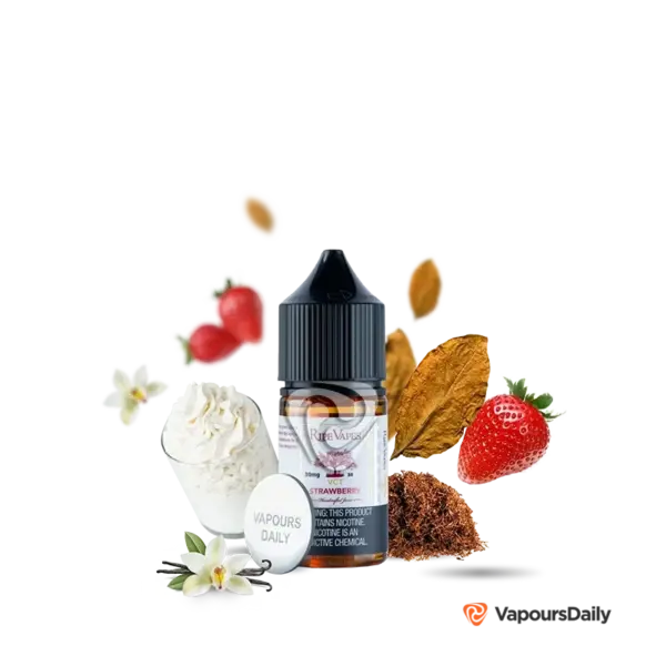 خرید سالت رایپ ویپز تنباکو خامه توت فرنگی RIPE VAPES VCT STRAWBERRY