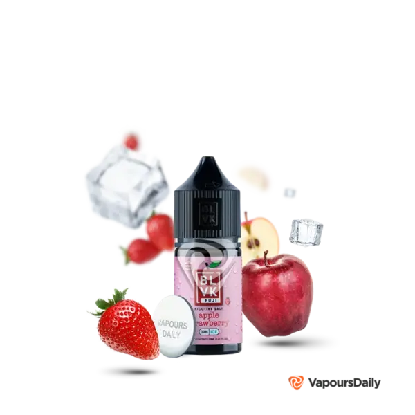 خرید سالت بی ال وی کی سیب توت فرنگی یخ (30 میل) Blvk Fuji Apple Strawberry Ice