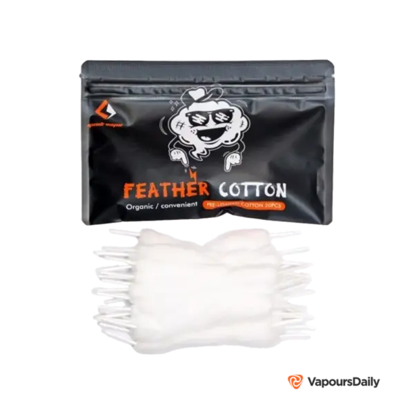 خرید پنبه گیک ویپ اسکوئرز GEEKVAPE SQUARES OF FEATHER COTTON