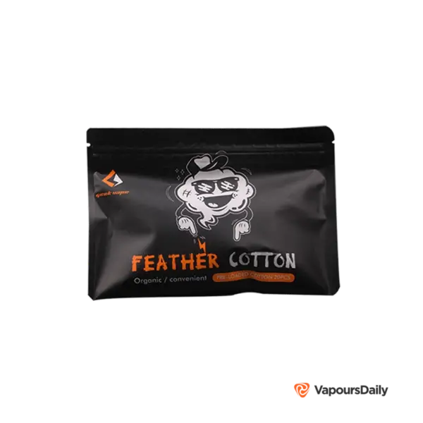 خرید پنبه گیک ویپ اسکوئرز GEEKVAPE SQUARES OF FEATHER COTTON