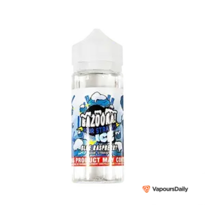 خرید جویس بازوکا تمشک آبی یخ BAZOOKA BLUE RASPBERRY ICE 100ML