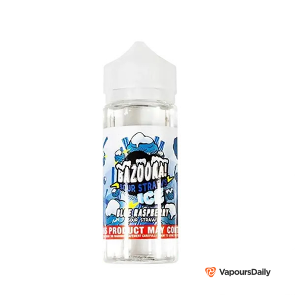 خرید جویس بازوکا تمشک آبی یخ BAZOOKA BLUE RASPBERRY ICE 100ML