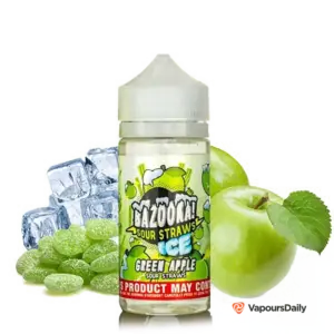 خرید جویس بازوکا سیب سبز یخ BAZOOKA GREEN APPLE ICE 100ML