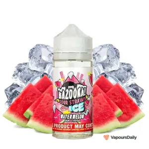 خرید جویس بازوکا هندوانه یخ BAZOOKA WATERMELON ICE 100ML