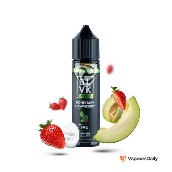 خرید جویس بی ال وی کی طالبی توت فرنگی BLVK HONEYDEW STRAWBERRY