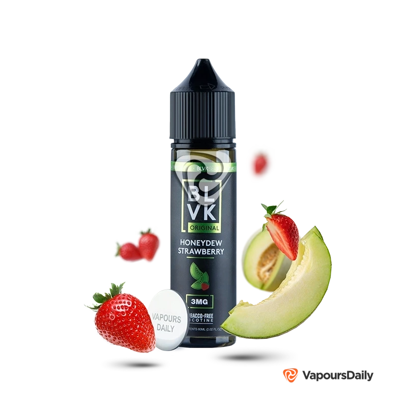 خرید جویس بی ال وی کی طالبی توت فرنگی BLVK HONEYDEW STRAWBERRY