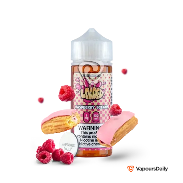 خرید جویس لودد شیرینی اکلر تمشک LOADED RASPBERRY ECLAIR 120ML