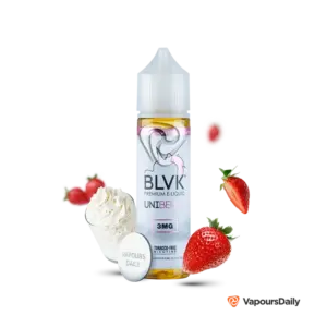 خرید جویس بی ال وی کی توت فرنگی خامه BLVK CREAMY STRAWBERRY