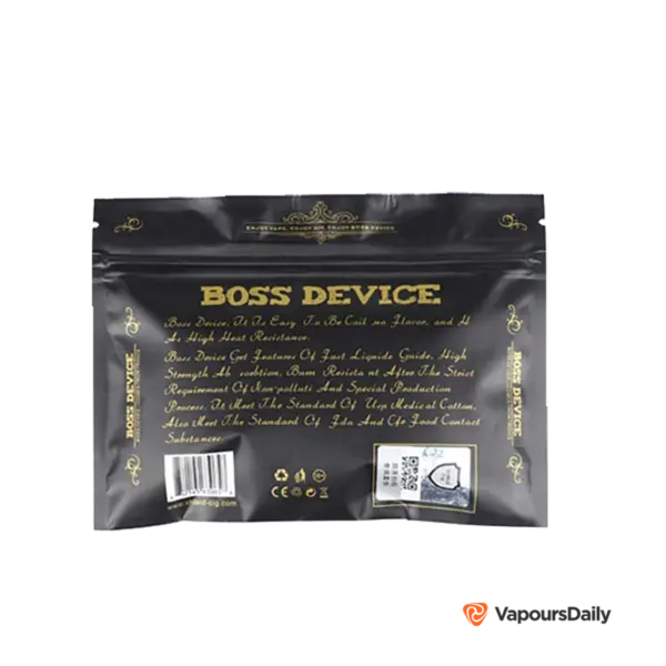 خرید پنبه ارگانیک شیلدسیگ باس دیوایس SHIELD CIG BOSS DEVICE