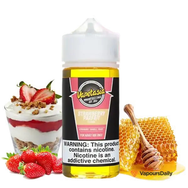 خرید جویس ویپ تازیا ماست توت فرنگی VAPETASIA STRAWBERRY PARFAIT