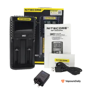 خرید شارژر دوتایی نایت کور یو ام اس 2 NITECORE UMS2 CHARGER