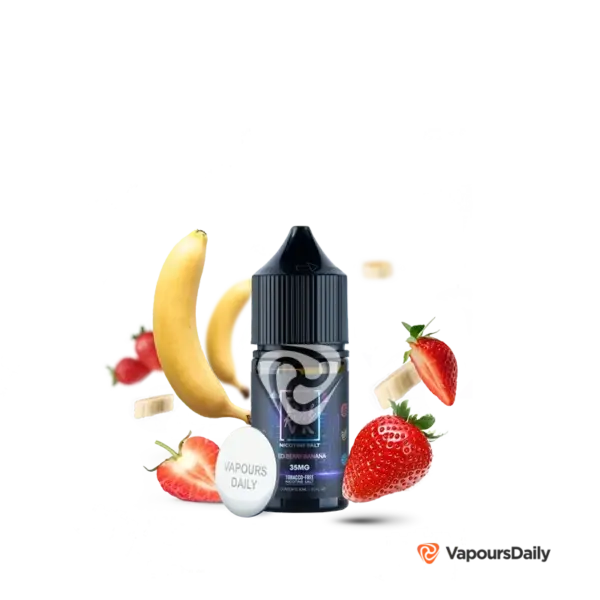 خرید سالت بی ال وی کی موز توت فرنگی یخ BLVK ICED BERRY BANANA