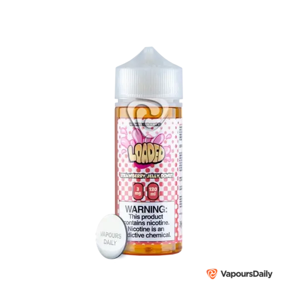 خرید جویس لودد دونات توت فرنگی LOADED STRAWBERRY JELLY DONUT 120ML