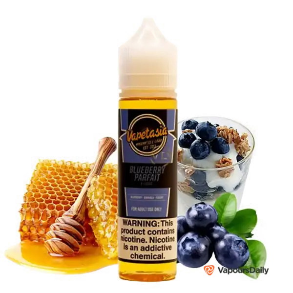 خرید جویس ماست بلوبری VAPETASIA BLUEBERRY PARFAIT