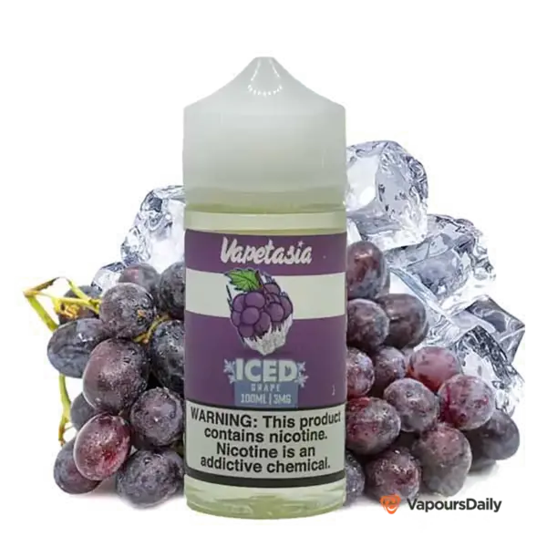 خرید جویس ویپ تازیا انگور یخ VAPETASIA ICED GRAPE 100ML