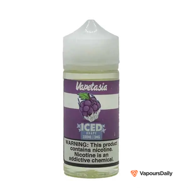 خرید جویس ویپ تازیا انگور یخ VAPETASIA ICED GRAPE 100ML