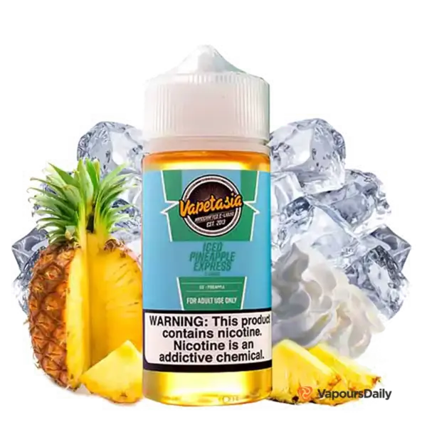 خرید جویس آناناس خامه یخ VAPETASIA ICED PINEAPPLE EXPRESS