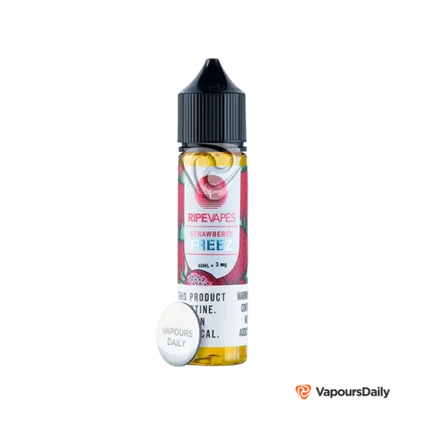 خرید جویس رایپ ویپز توت فرنگی یخ RIPE VAPES STRAWBERRY FREEZ