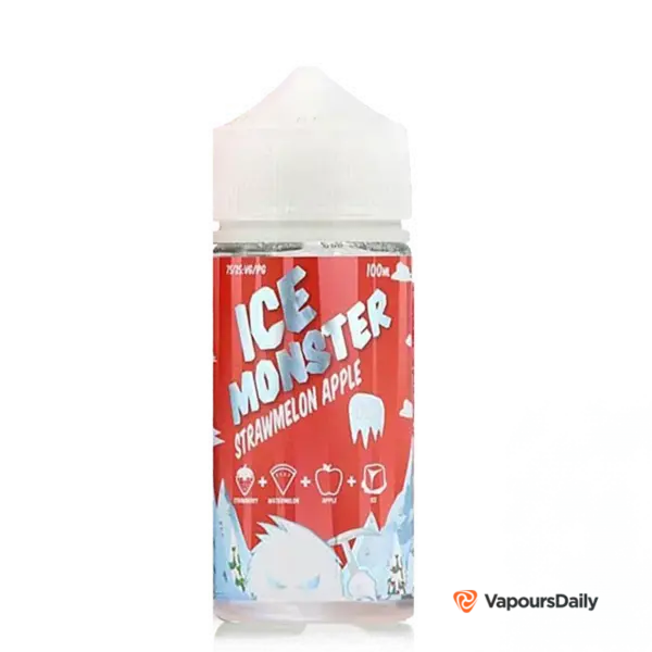 خرید جویس مانستر توت فرنگی سیب یخ ICE MONSTER STRAWMELON APPLE