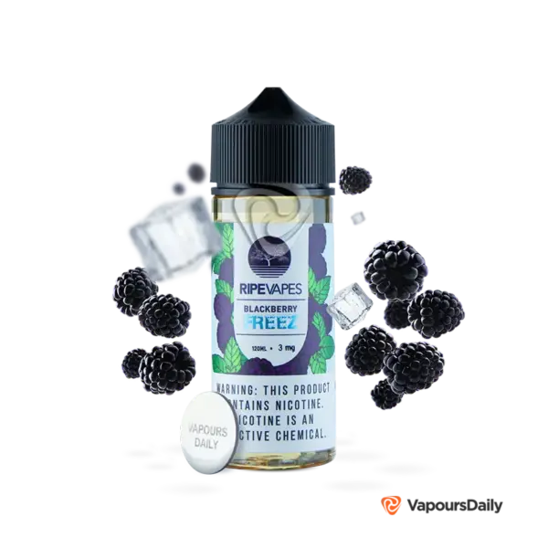 خرید جویس تمشک سیاه یخ RIPE VAPES BLACKBERRY FREEZ 120ML