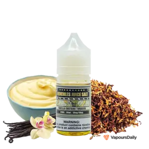 خرید سالت تنباکو کاستارد HERCULES VANILLA CUSTARD TOBACCO