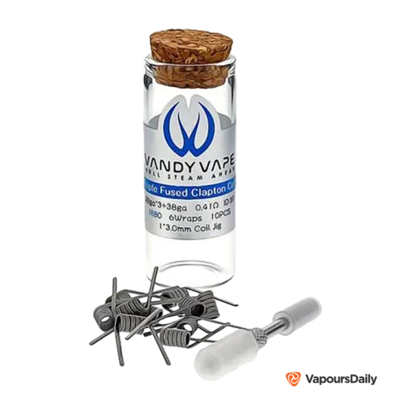 خرید کویل فنری وندی ویپ تریپل فیوزد کلپتون VANDY VAPE TRIPLE FUSED CLAPTON