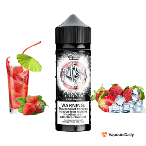 خرید جویس راتلس توت فرنگی یخ RUTHLESS STRAWBERRY FREEZE 120ML