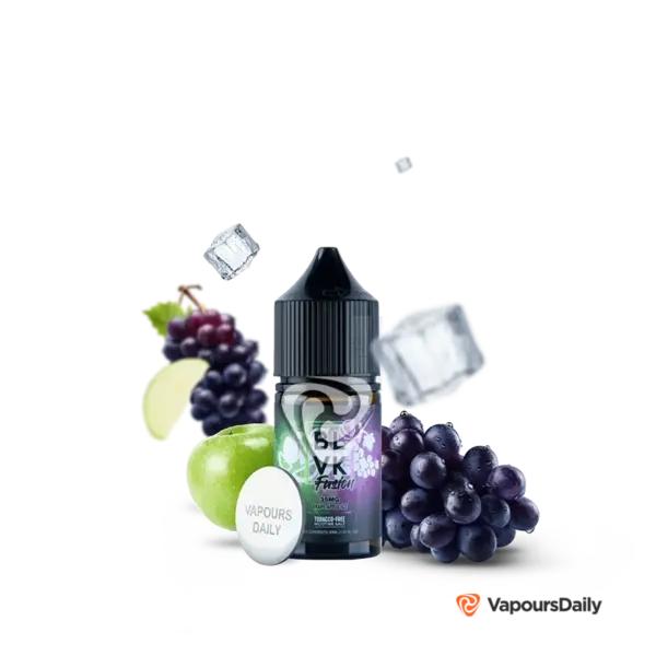 خرید سالت بی ال وی کی سیب انگور یخ BLVK GRAPE APPLE ICE