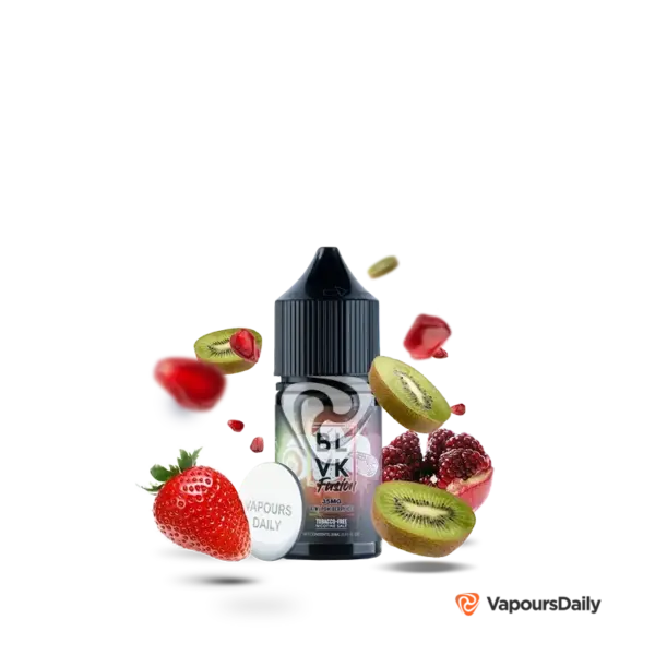 خرید سالت بی ال وی کی توت فرنگی انار یخ BLVK KIWI POM BERRY ICE