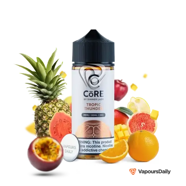 خرید جویس کُر انبه سیب گوآوا CORE TROPIC THUNDER 120ML