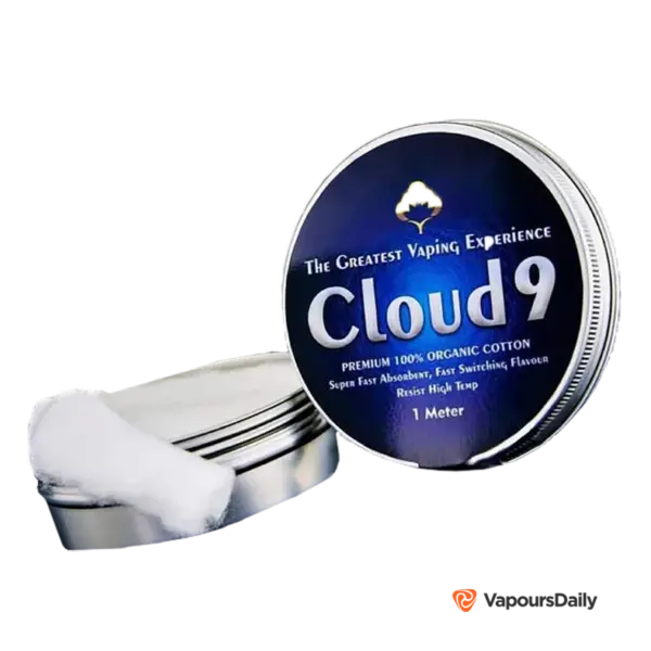 خرید پنبه ارگانیک کلود 9 CLOUD 9 ORGNNIC VAPE COTTON