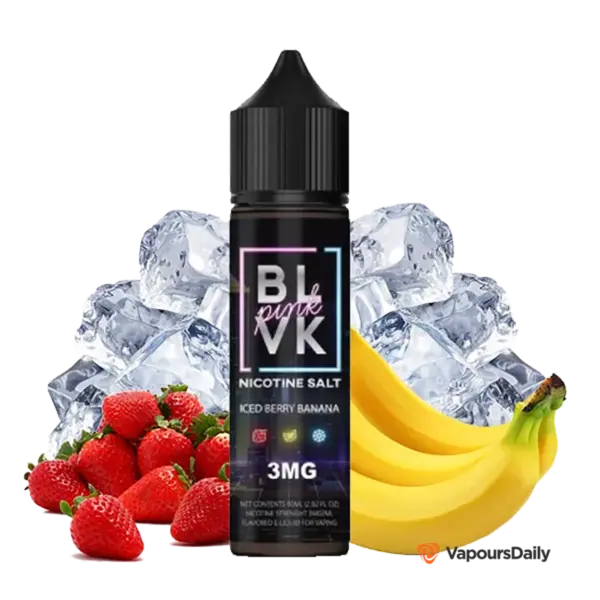 خرید جویس بی ال وی کی توت فرنگی کیوی یخ BLVK STRAWBERRY KIWI ICE