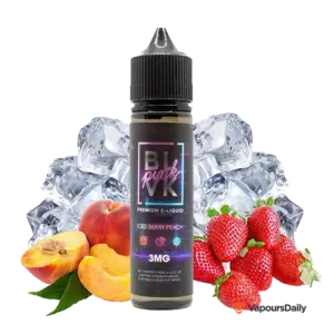 خرید جویس بی ال وی کی توت فرنگی هلو BLVK ICED BERRY PEACH–PINK SERIES