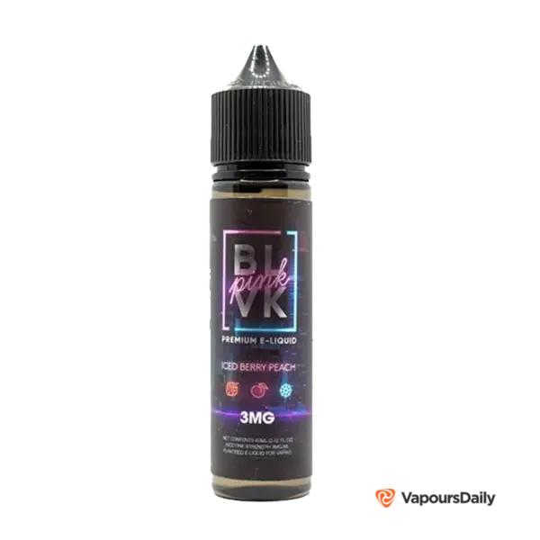 خرید جویس بی ال وی کی توت فرنگی هلو BLVK ICED BERRY PEACH–PINK SERIES