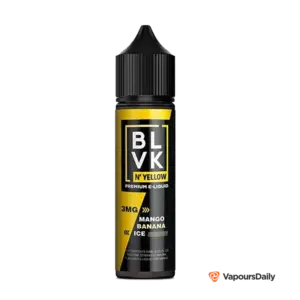 خرید جویس بی ال وی کی موز انبه یخ BLVK MANGO BANANA ICE–N’ YELLOW SERIES