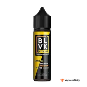 خرید جویس بی ال وی کی انبه پشن فروت یخ BLVK MANGO PASSION ICE–N’ YELLOW SERIES