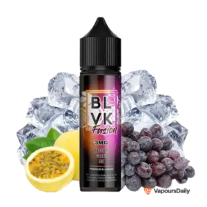 خرید جویس بی ال وی کی انگور پشن فروت یخ BLVK PASSION GRAPE ICE–FUSION SERIES