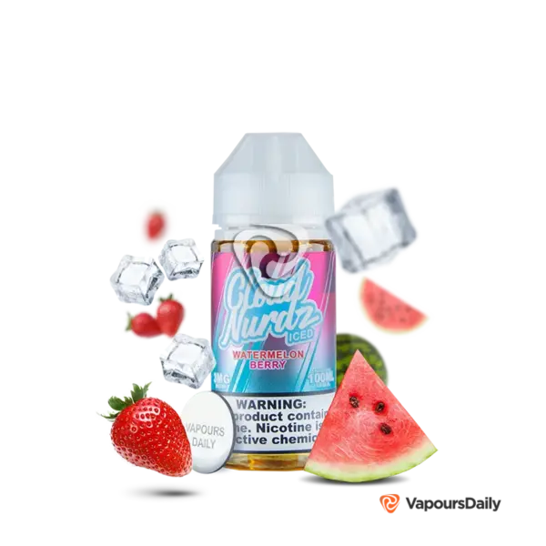 خرید جویس هندوانه توت‌فرنگی یخ Cloud Nurdz Iced Watermelon Strawberry