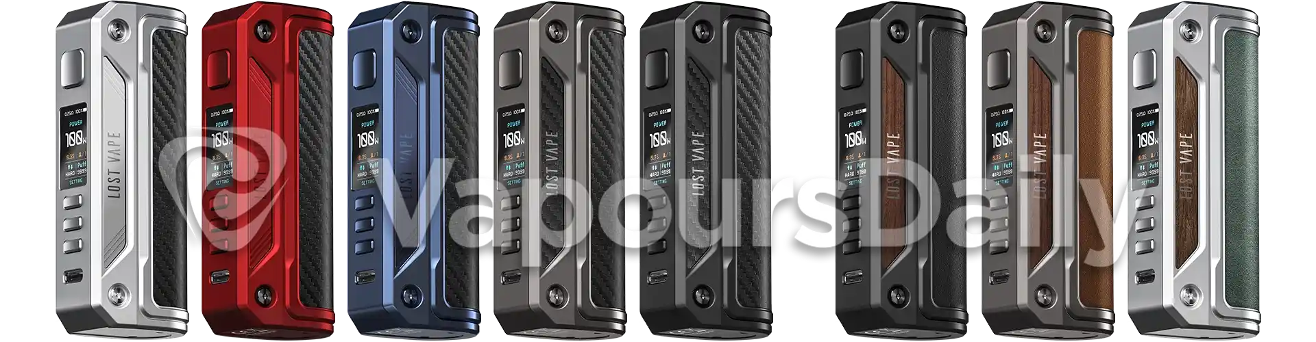 رنگ بندی ماد لاست ویپ تلیما سولو LOST VAPE THELEMA SOLO 100W BOX MOD