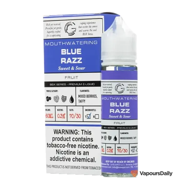 خرید جویس گلس آبنبات بلوبری تمشک آبی GLAS BLUE RAZZ-BASIX SERIES