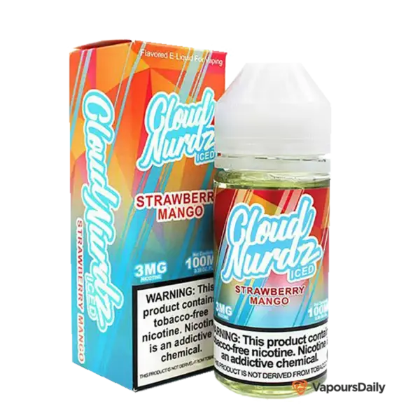 خرید جویس توت‌فرنگی انبه یخ CLOUD NURDZ ICED STRAWBERRY MANGO