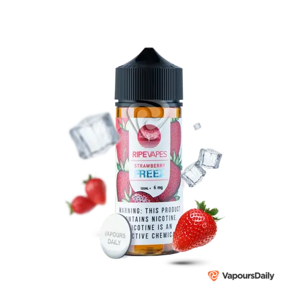 خرید جویس رایپ ویپز توت فرنگی یخ RIPE VAPES STRAWBERRY FREEZ 120ML