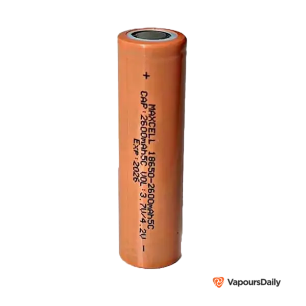 خرید باتری شارژی لیتیوم یون 18650 مکسل MAXCELL 2600mAh