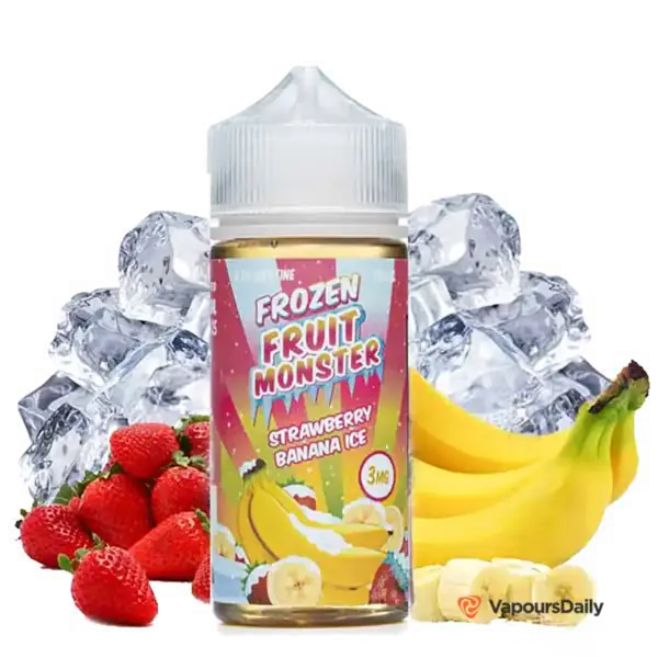 خرید جویس مانستر موز توت فرنگی یخ FRZ FRUIT MONSTER STRAWBERRY BANANA