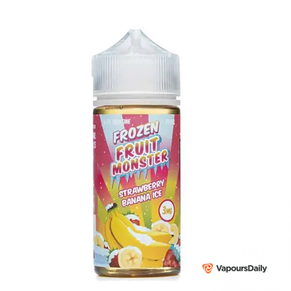 خرید جویس مانستر موز توت فرنگی یخ FRZ FRUIT MONSTER STRAWBERRY BANANA